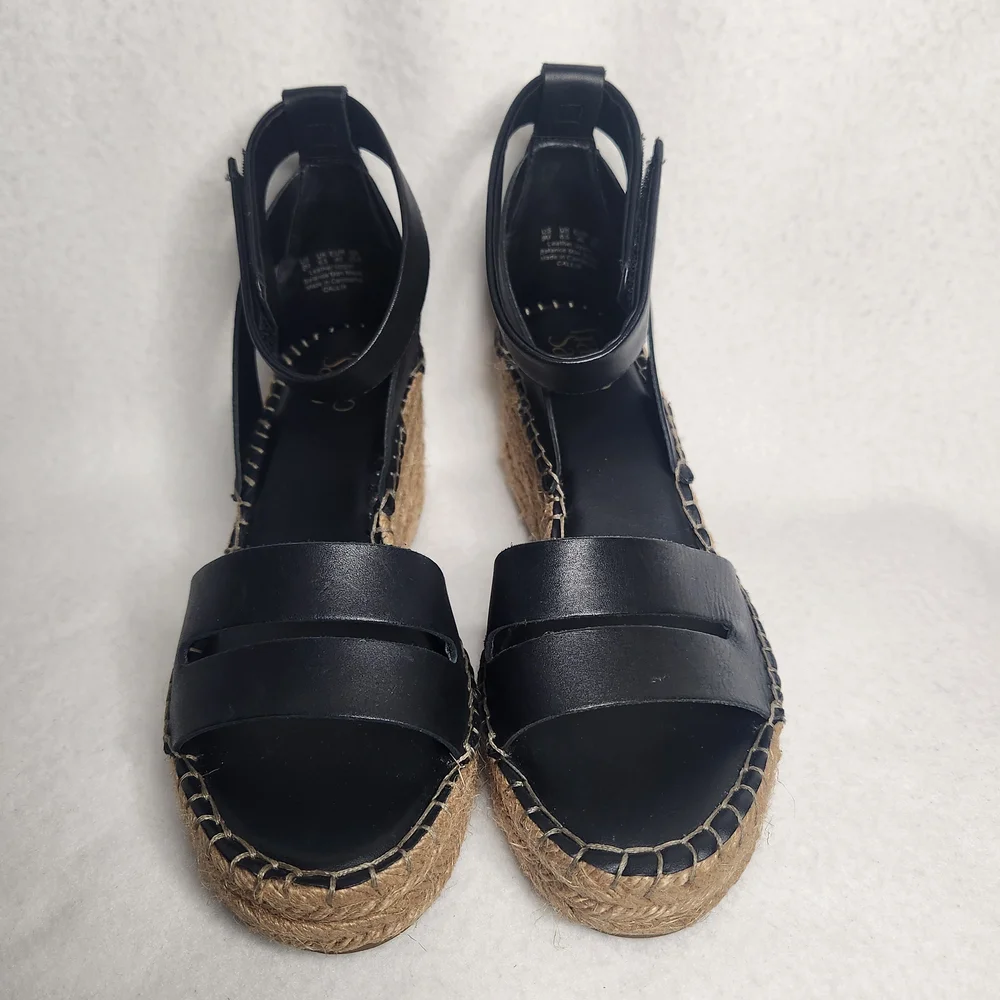 Franco Sarto Espadrille Platform Wedge Sandals